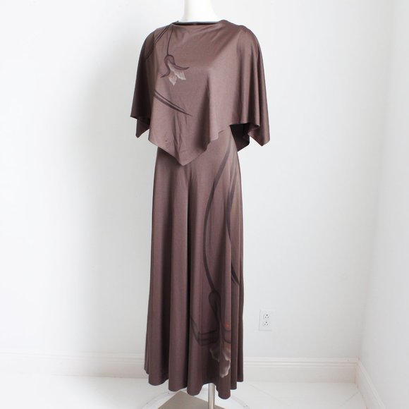 Lillie Rubin Jumpsuit Jersey Palazzo Pants Caplet Top Limited Edition 70s - Picture 6 of 9